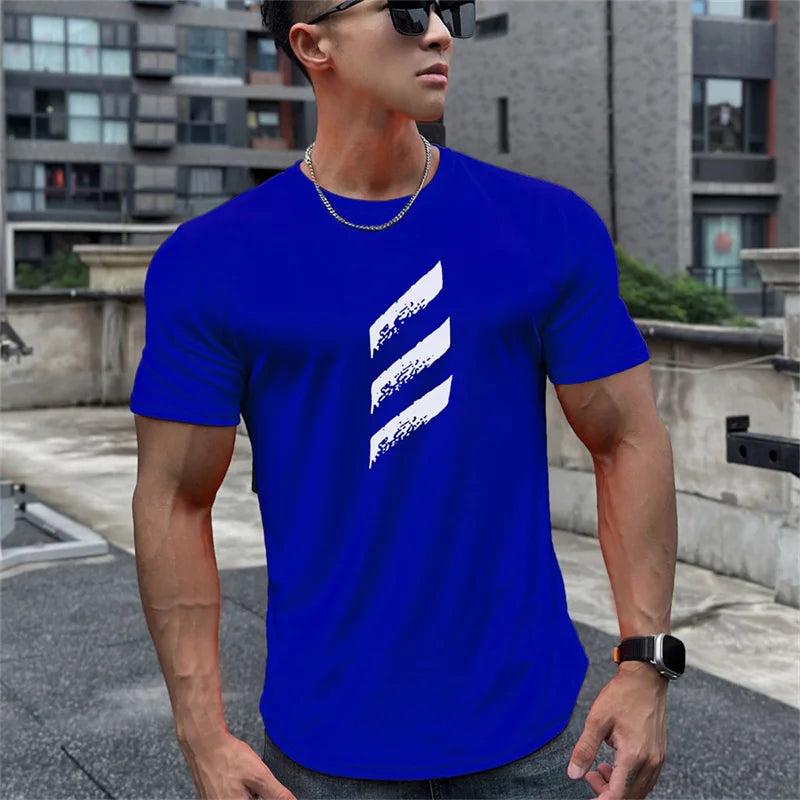 Short Sleeve Muscle Workout T Shirt