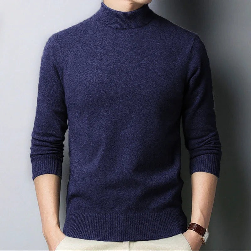 Men's Knitted Turtleneck Sweater