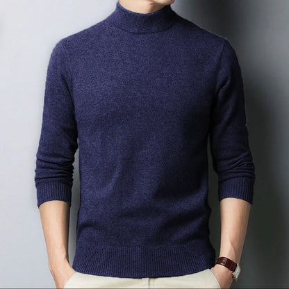 Men's Knitted Turtleneck Sweater