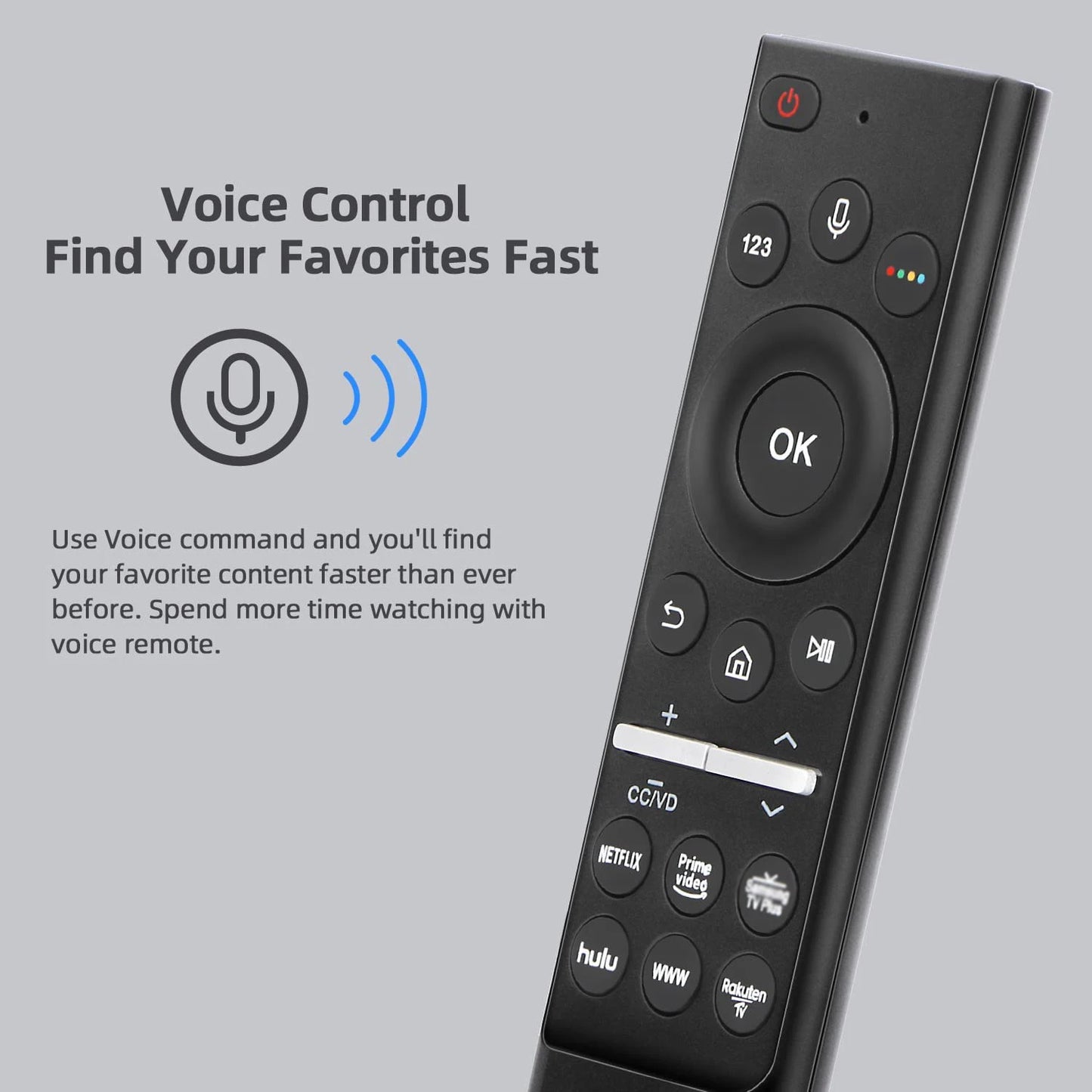 Replacement Voice Remote Control for Samsung Smart TVs