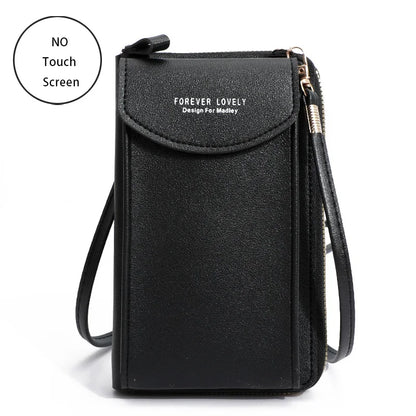 Women's Touch Screen Cell Phone Purse - Shoulder Handbag