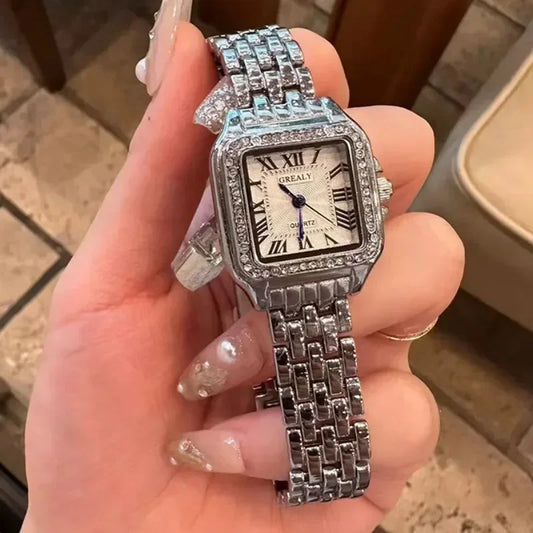 Square Diamond Watch