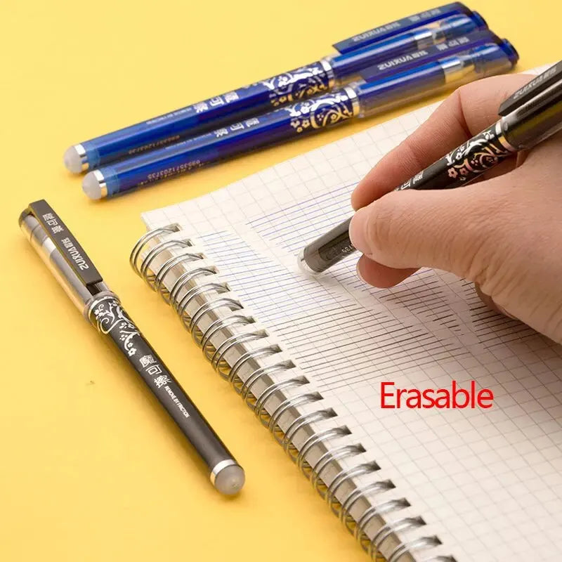 Stylos effaçables Kawaii Gel - Idéal pour les croquis, l'écriture et les cahiers scolaires