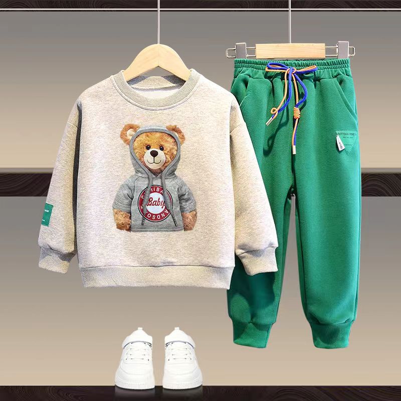 Autumn Hooded 2pc Boy Sets 3-14 Years