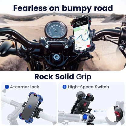 360° Universal Bike Phone Holder for 4.7-7 inch Phones