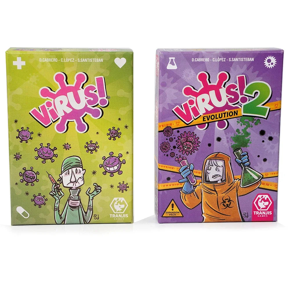 Virus Card Game Spanish Version English Edition Virus 2 Contagiously Fun Party Game