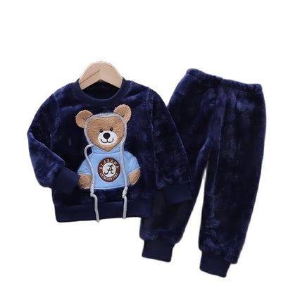 Pyjamas d'hiver confortables pour enfants | Ensemble haut et pantalon