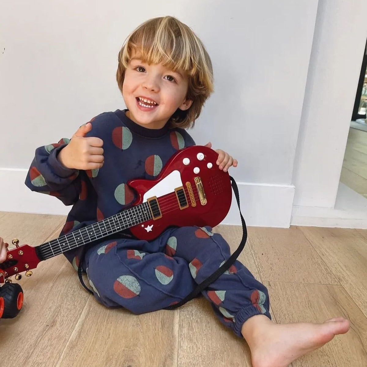 Costume de sport pour enfants à imprimé ballon