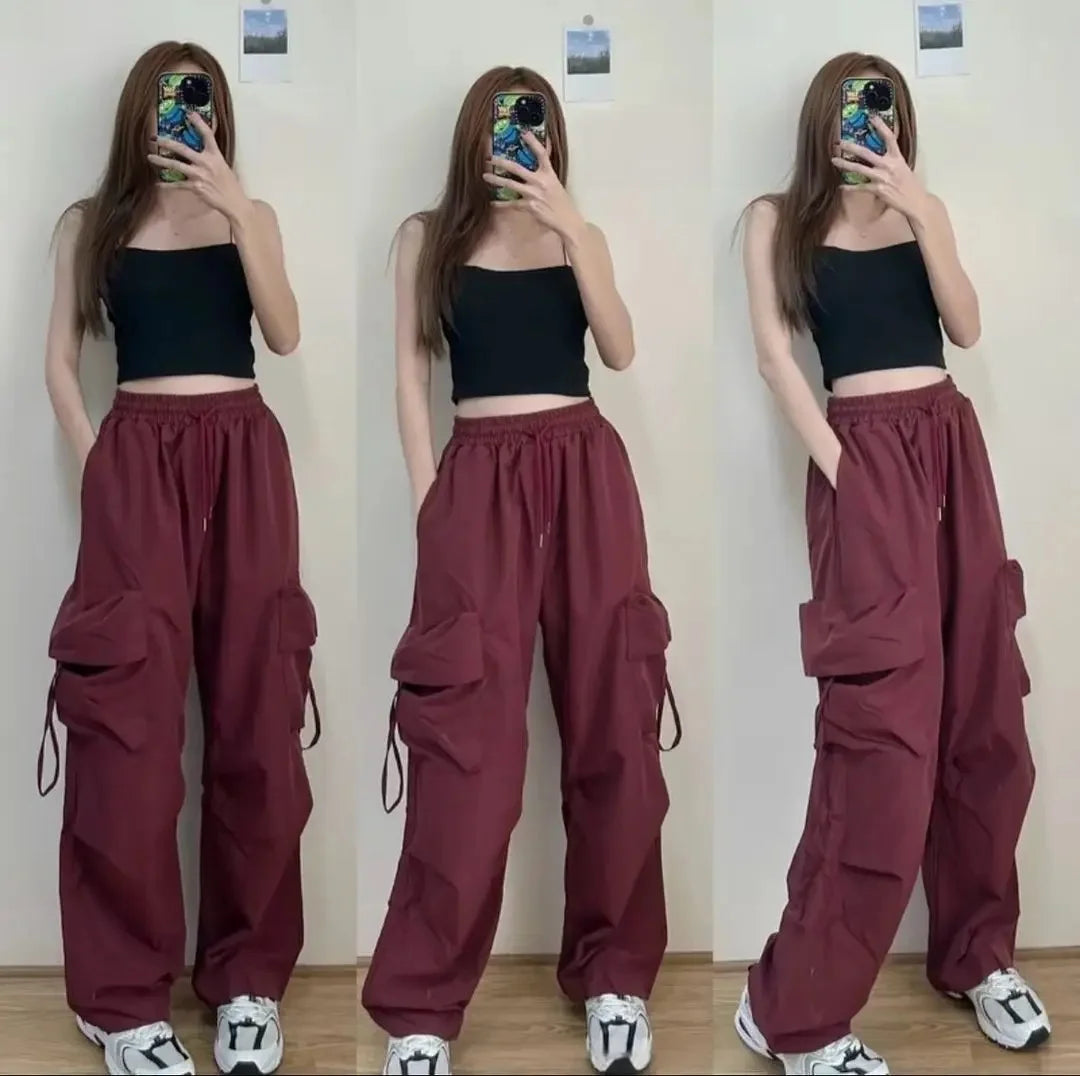High Waist Cargo Pants