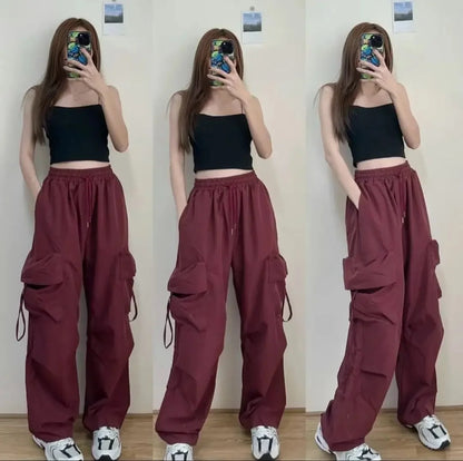 High Waist Cargo Pants
