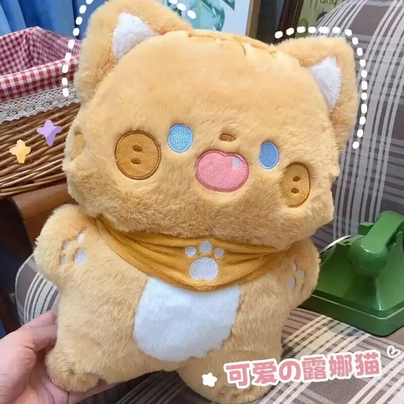 3 Colors Cartoon Cat Plush Toys  for Baby