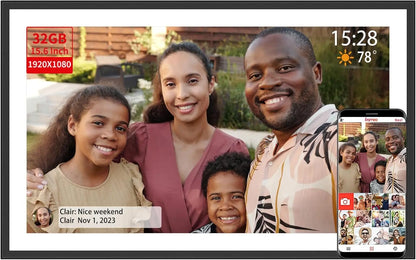 Cadre photo numérique personnalisable - Style japonais