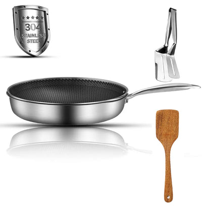 Non-stick  Stainless Steel Frying Pan