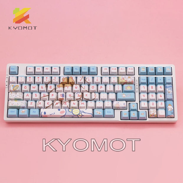 Cute Rabbit PBT Keycaps for MX Switch Keyboard