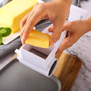 Hand-Cranked Rotating Cheese Grater