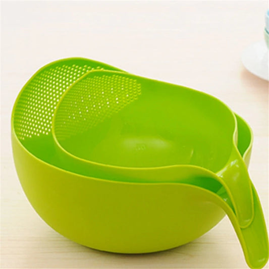 Multi-Function Rice Washing and Strainer Basket