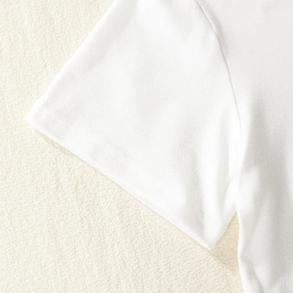 Kid's Cartoon Bear T-Shirt & Shorts Set