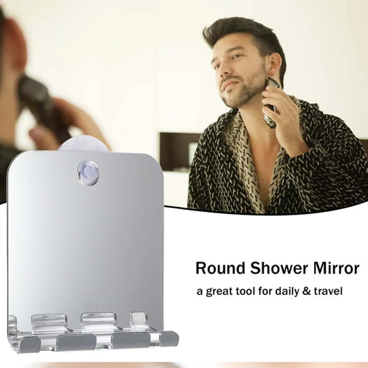 Fogless Shower Mirror & Grooming Essentials Set