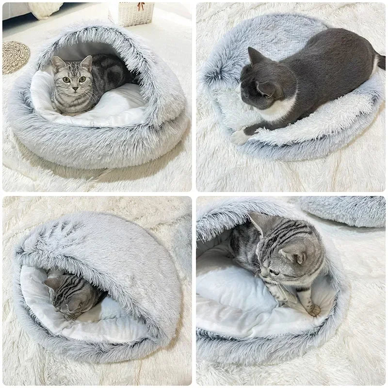 Cozy 2-in-1 Cat Bed