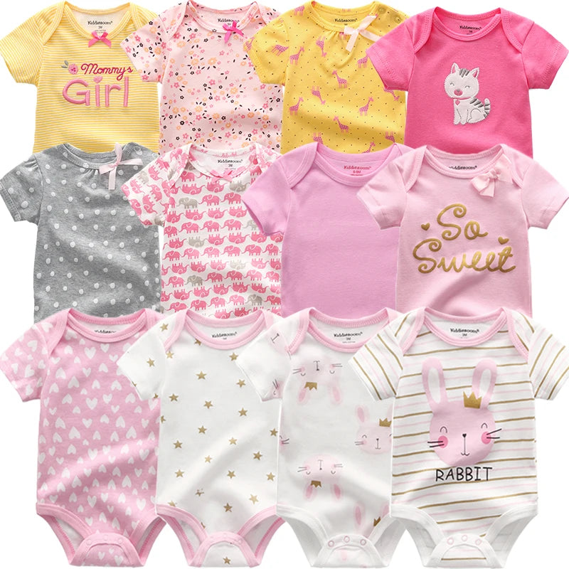 Frühlings-Herbst-Baby-Bodys aus 100 % Baumwolle, langärmlig
