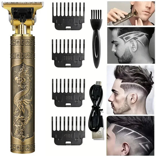 T9 Professional Wireless Hair Cutting Machine - Men's Barber Clipper