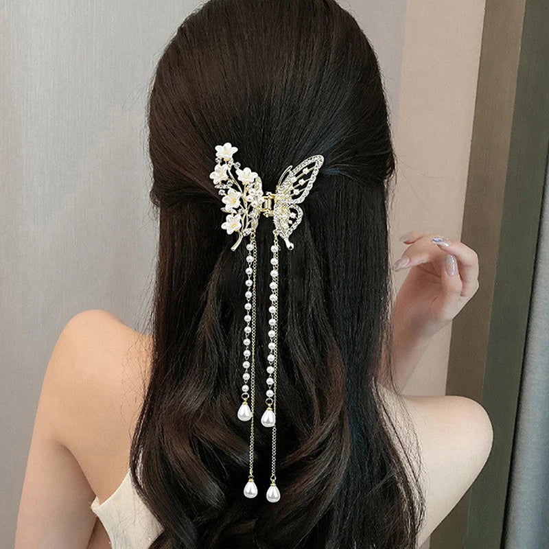Chinese Style Tassel Hair Clip Set