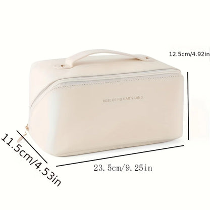 Travel Makeup Organizer Bag - Cosmetic Case & Toiletry Pouch