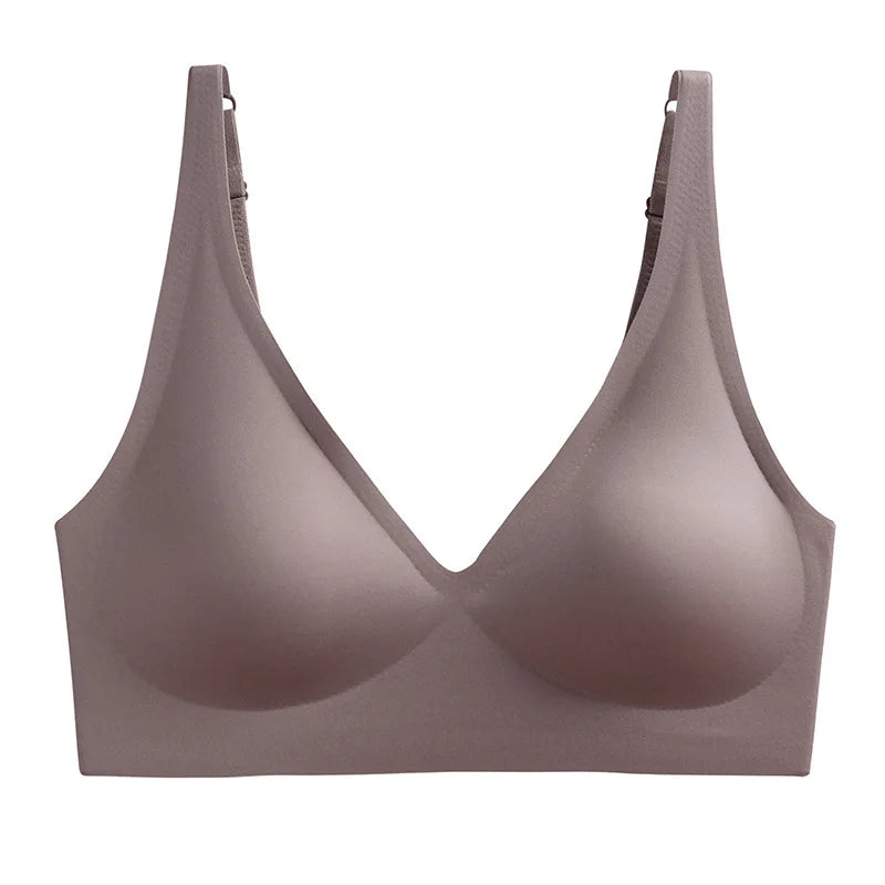Women's Adjustable Seamless Wireless Push Up Bra