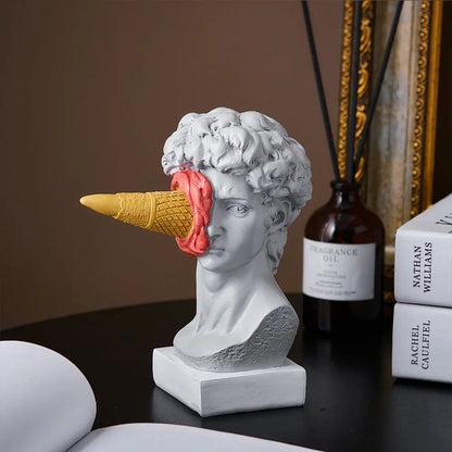 Nordic David Figurine - Modern Ice Cream Sculpture