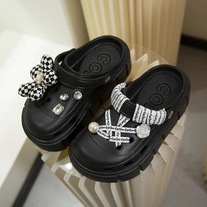 Summer tooling platform sandals cave slippers