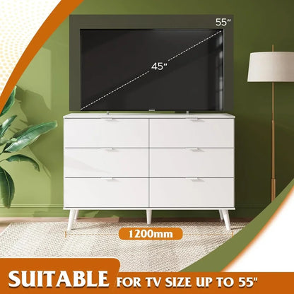 Weißes Zafra 39-Zoll-Sideboard