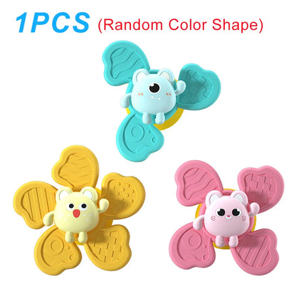 Cartoon Suction Cup Rattles Baby Bath Toys