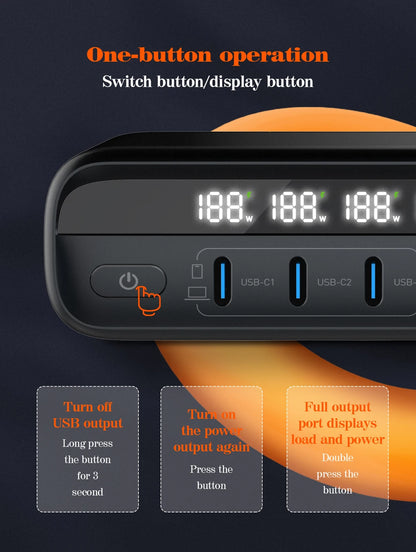 6-Port USB  Fast Charge for All Your Devices