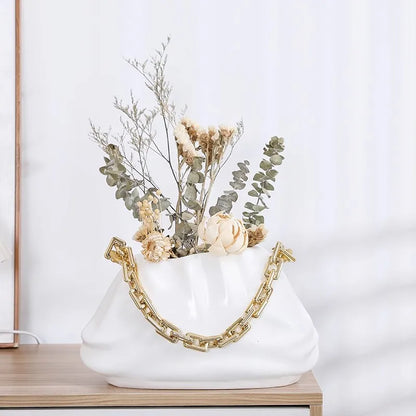 Creamy Style Cloud Vase for Living Room