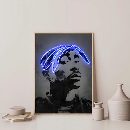 Hip Hop Singers Abstract Wall Art Paintings
