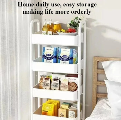 Multi-Layer Kitchen Floor Bedroom Trolley Rack