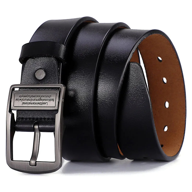 Ceinture en cuir de vache pour homme
