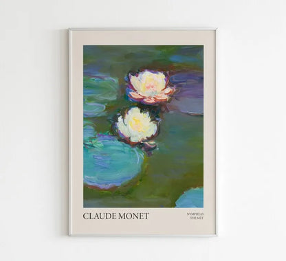 Notizblock mit Gemälden von Monet und Van Gogh – nicht klebender Notizaufkleber