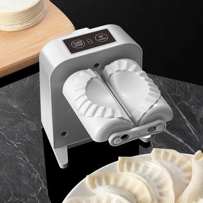 Electric Dumpling Maker with Spoon and Brush