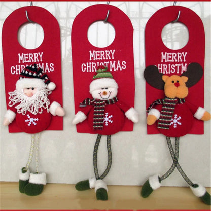 Santa Claus & Snowman Christmas Tree Pendant Decor