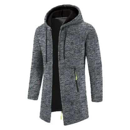 Herren Slim Stehkragen Casual Kapuzenpullover
