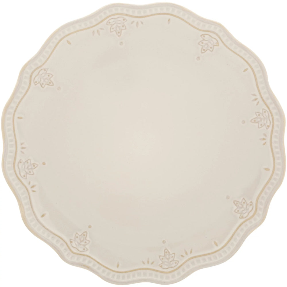 Linen Lace 12-Piece Dinnerware Set