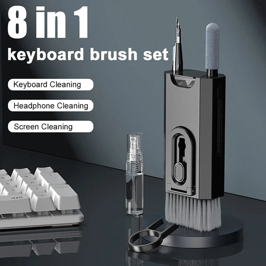 Versatile 8-in-1 Cleaning Kit for Electronics & Accessories