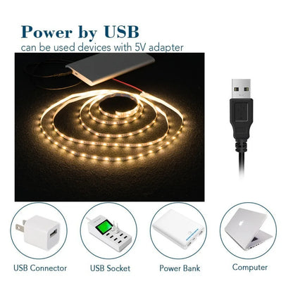 Bandes lumineuses LED USB 5 V pour rétroéclairage TV - Éclairage ambiant