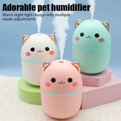 Mini Air Humidifier & Aroma Diffuser - Cool Mist Maker