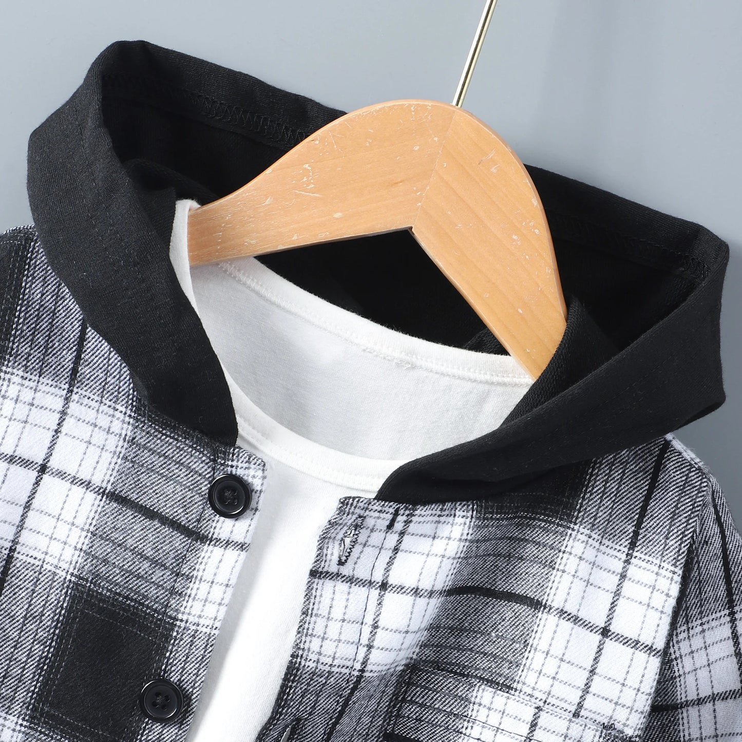 Boys' Long Sleeve Autumn Casual  Shirt Suit