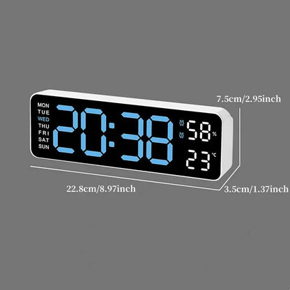 9-Inch Large Digital Wall Clock with USB Power