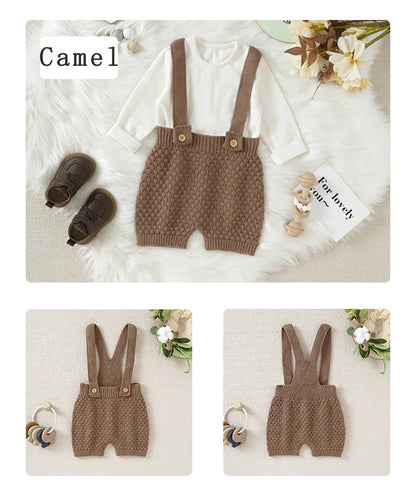 Newborn Baby Fashion Solid Sleeveless  Rompers