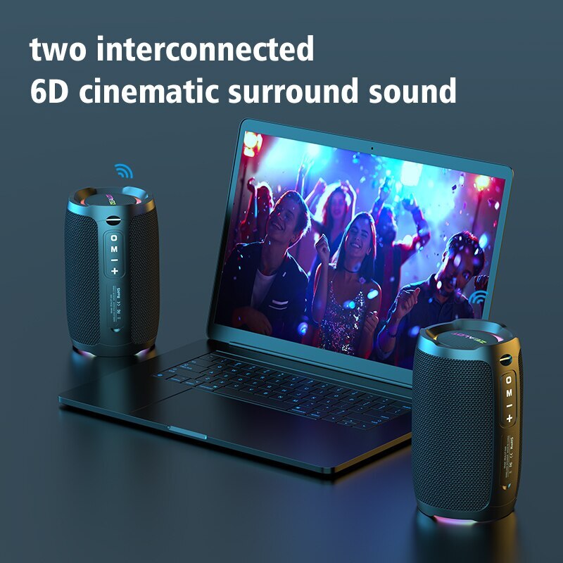S49 Portable Bluetooth Speaker 20W IPX7