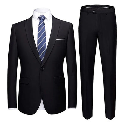 Men's Casual Business Suit Set